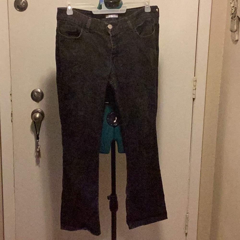Women’s Riders by Lee Mid Rise Boot Cut Black 16 P - Picture 2 of 7